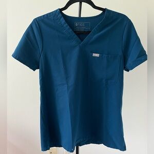 FIGS Caribbean Blue Scrub Set - TALL